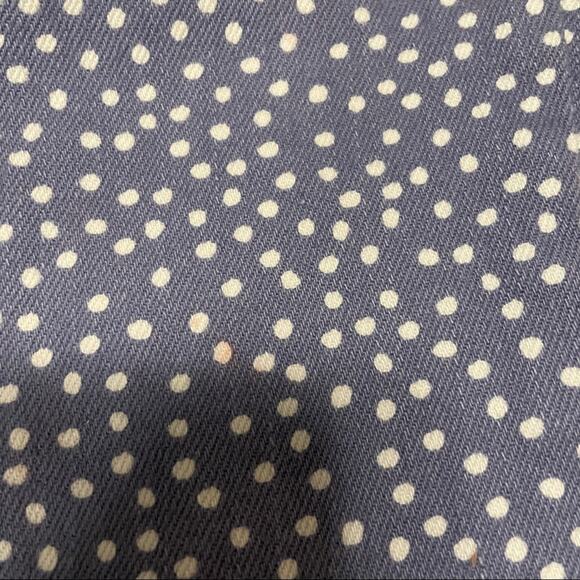 J. Crew Purple White Polka Dot Toothpick‎ Mid Rise Jeans 27 - Picture 10 of 13